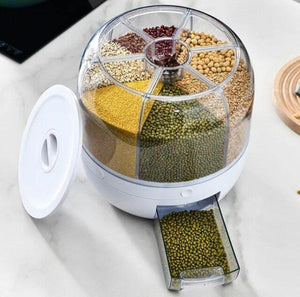 Contenedor de Alimentos Multifuncional 360° Giratorio