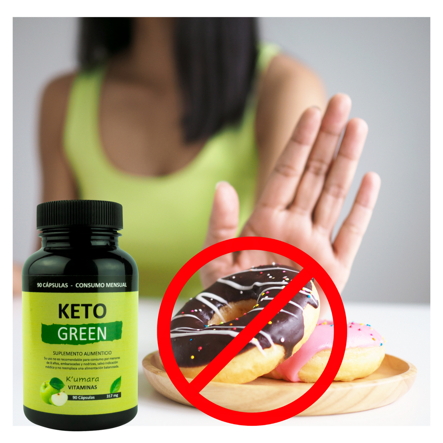 KETO GREEN Suplemento Cetogénico Natural
