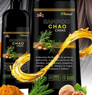 Shampoo Tinte Instantáneo Cubre Canas 500ML