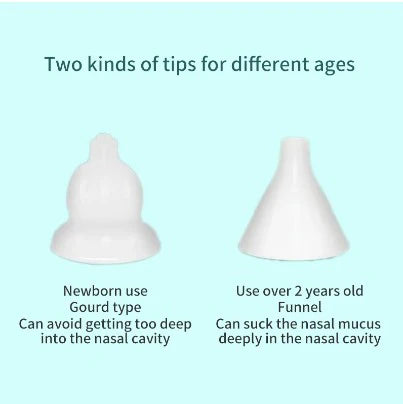 Aspirador nasal con boquilla de silicona