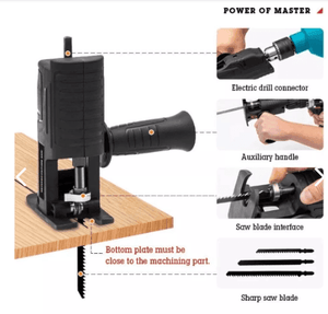 Adaptador Sierra Sable Caladora Para Taladro segunda imagen