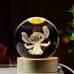 Lámpara bola de cristal STITCH